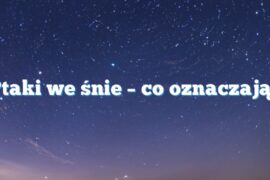 Ptaki we śnie – co oznaczają?