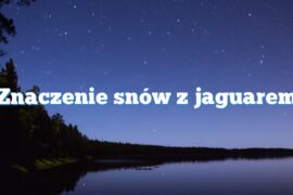 Znaczenie snów z jaguarem